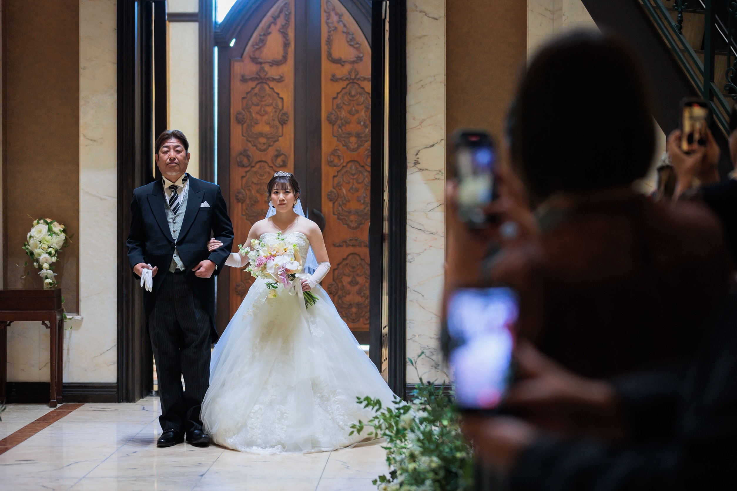 挙式　新婦入場