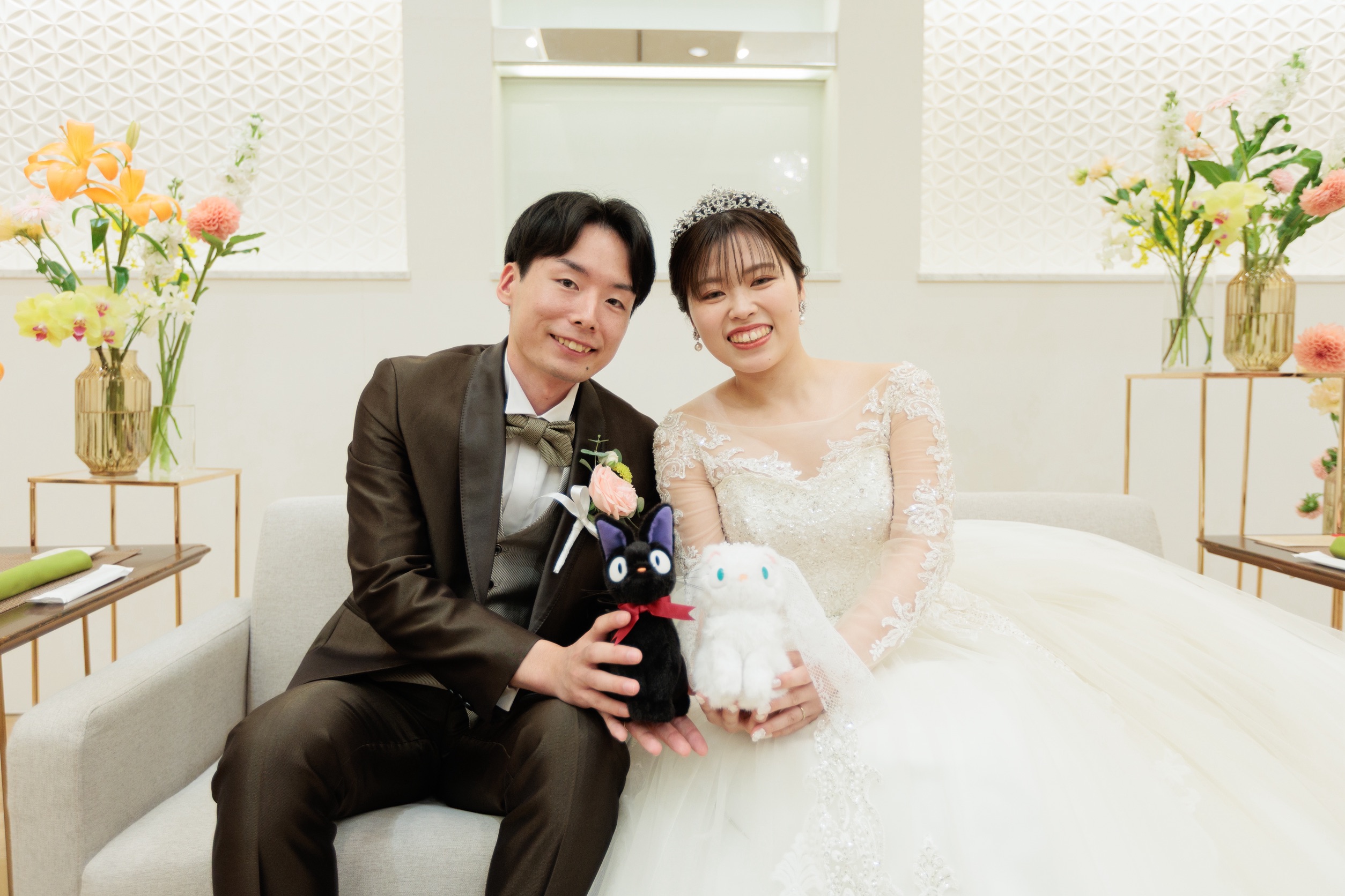 新郎新婦様おふたりの写真