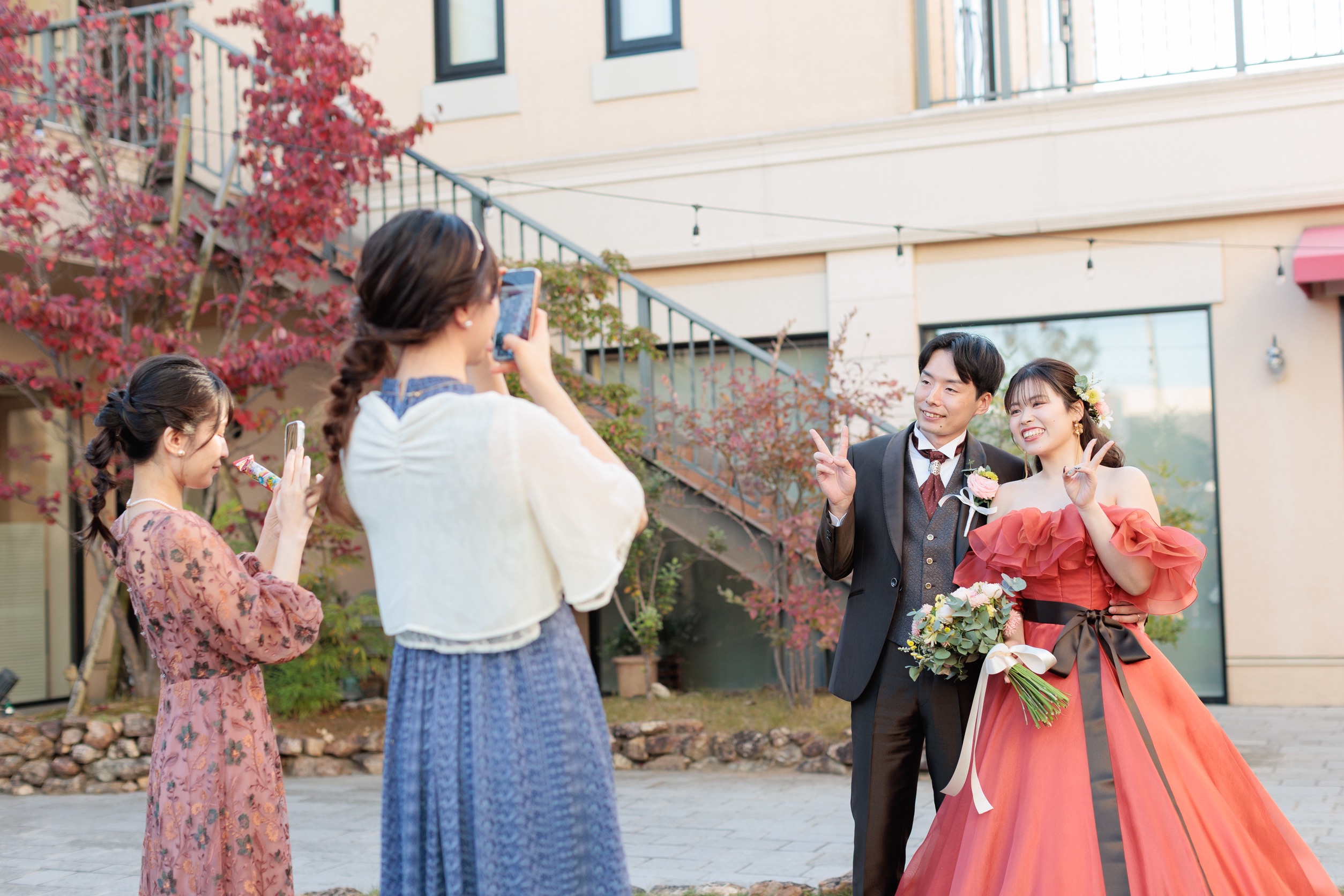 ご友人と新郎新婦
