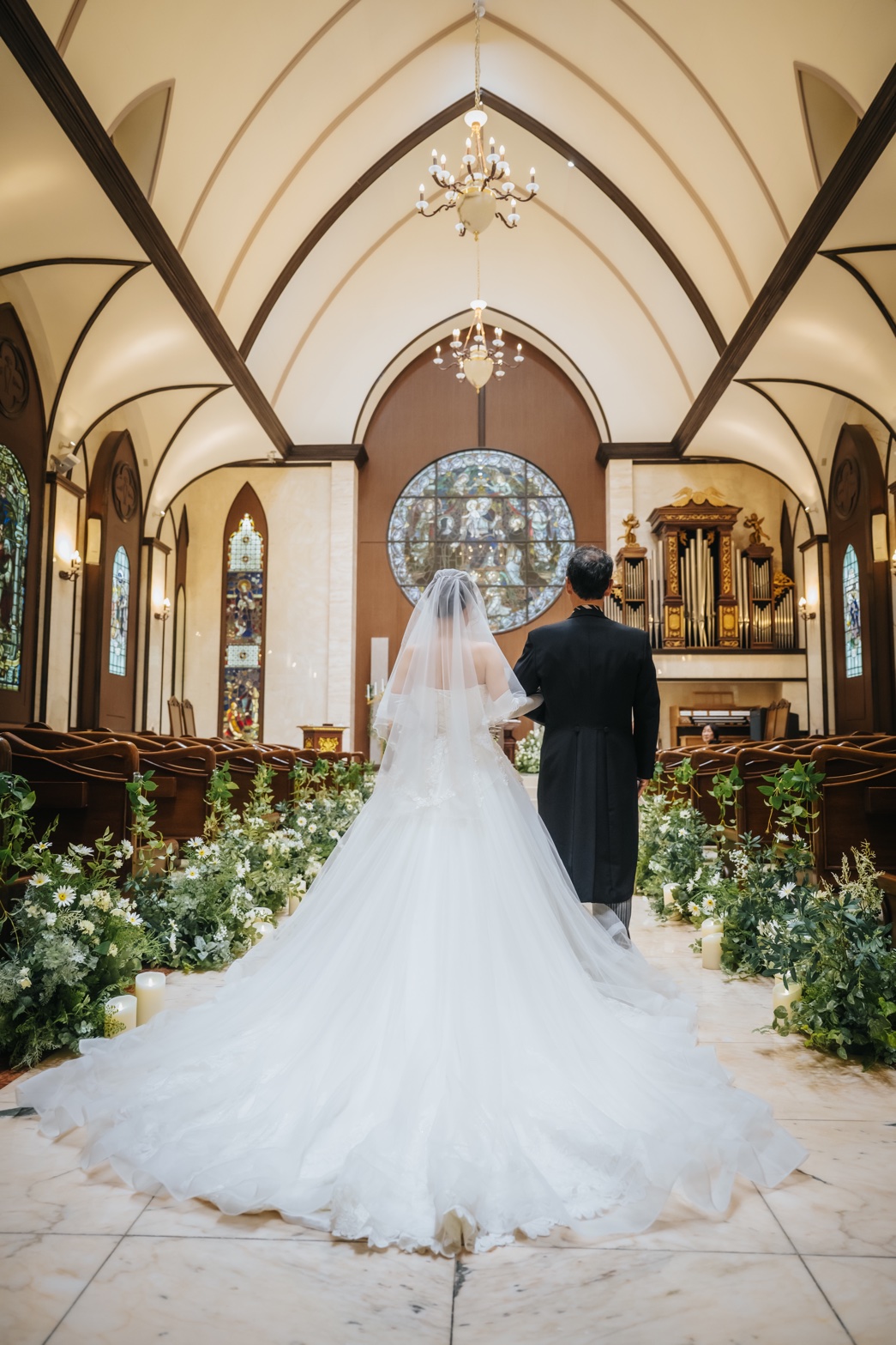 挙式　新婦入場