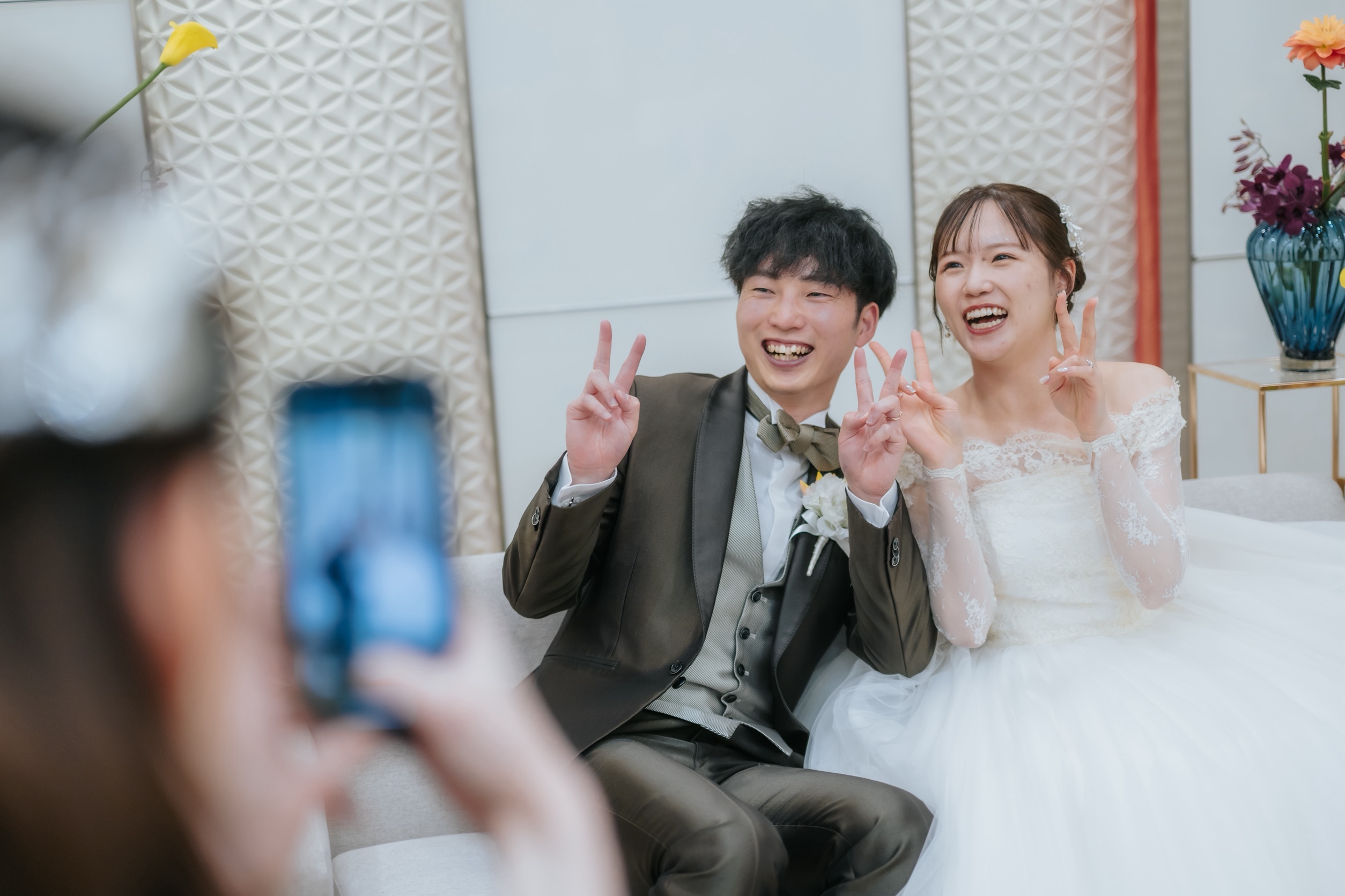 新郎新婦様おふたりの写真
