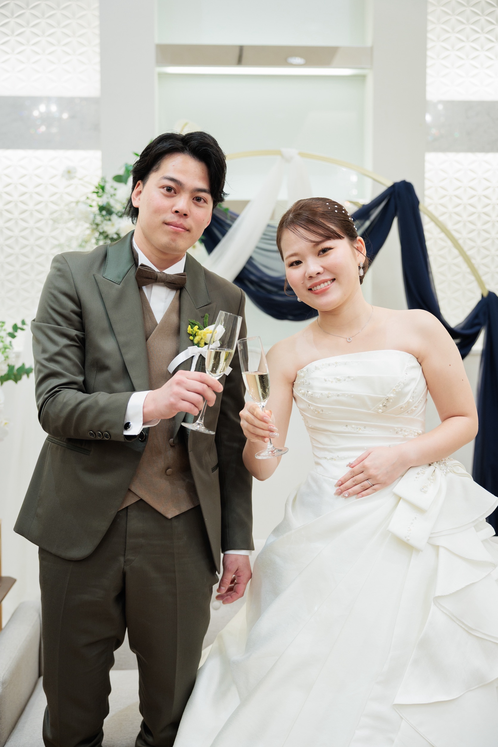 新郎新婦様おふたりの写真