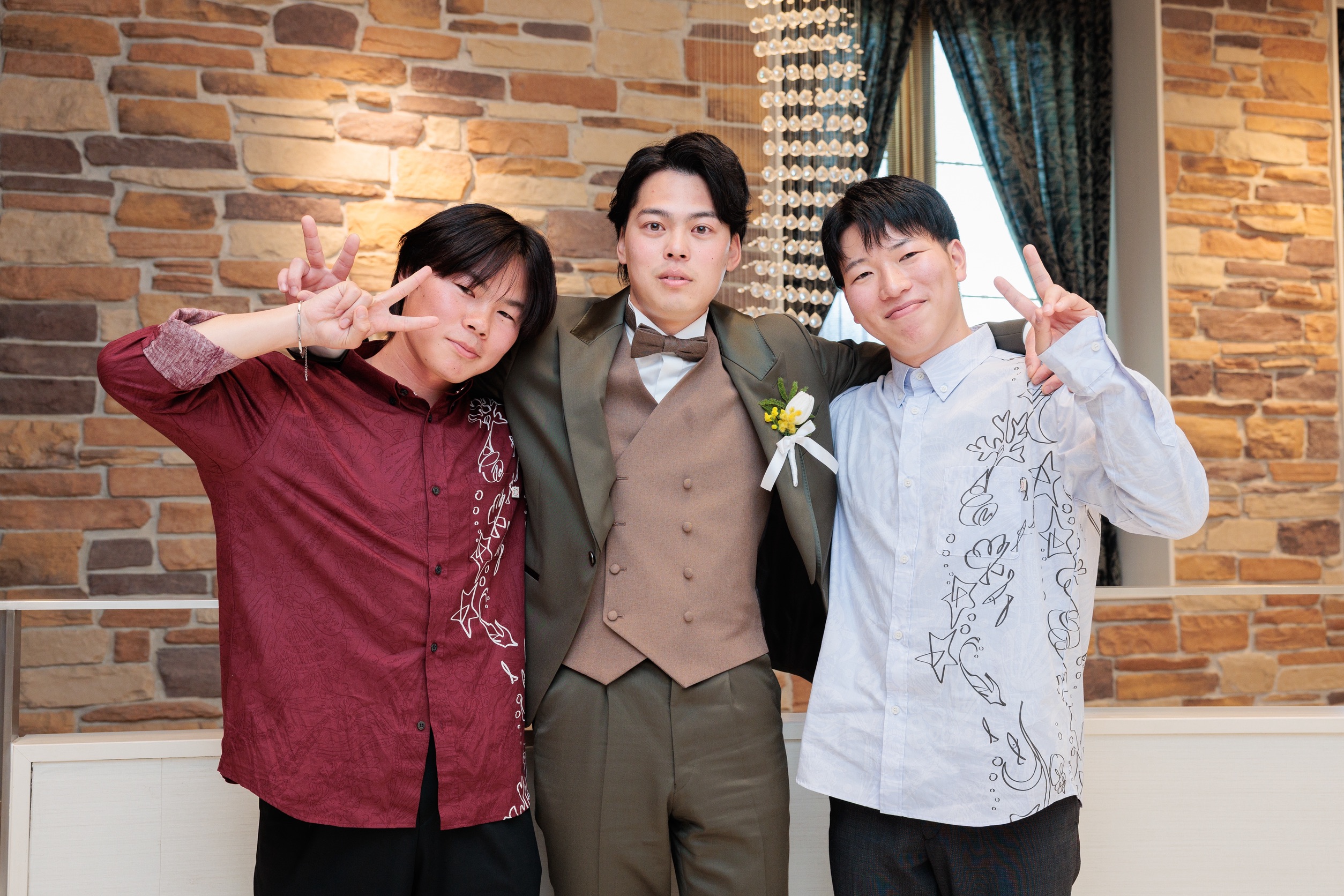 新郎様とゲストの写真