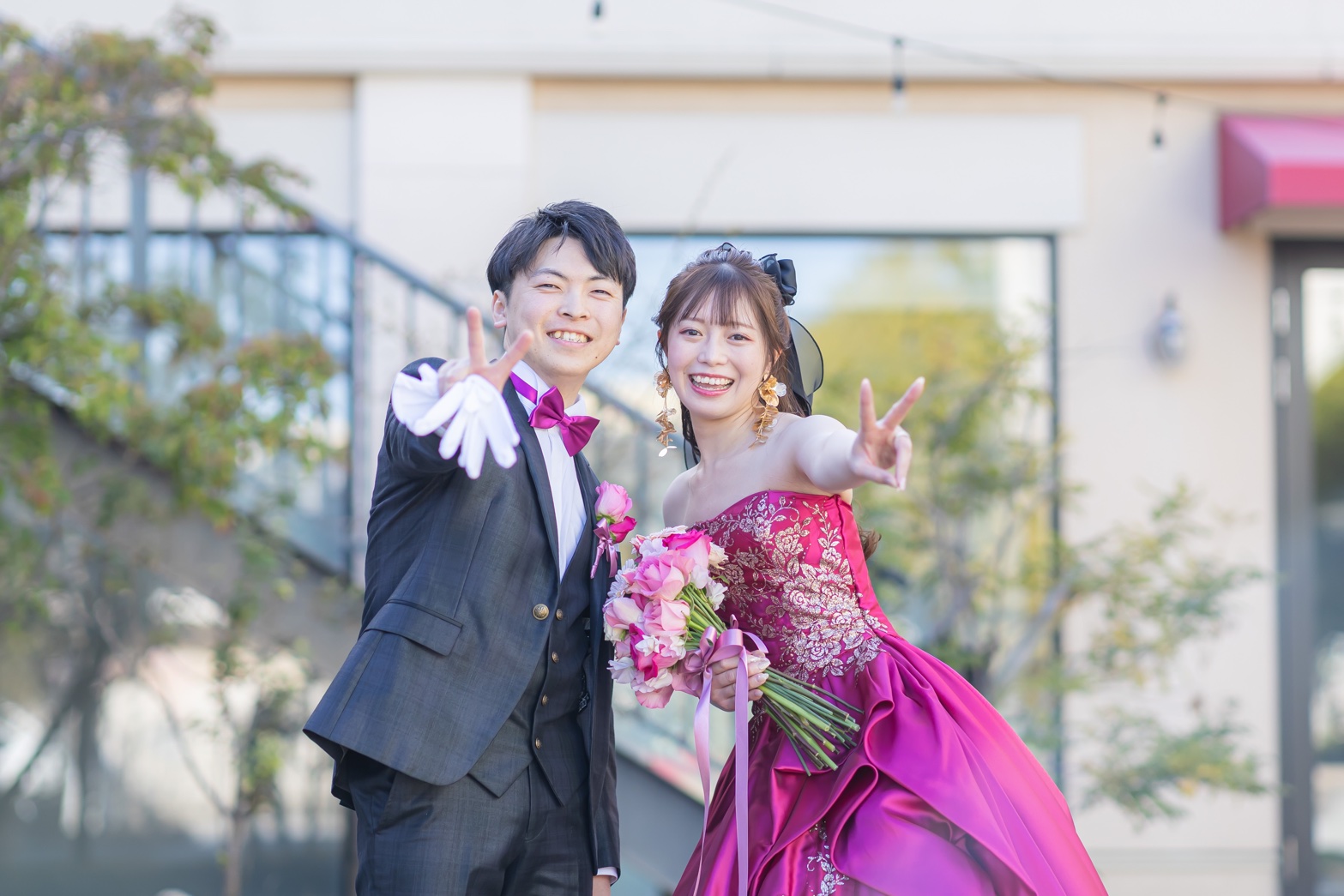 新郎新婦様おふたりの写真