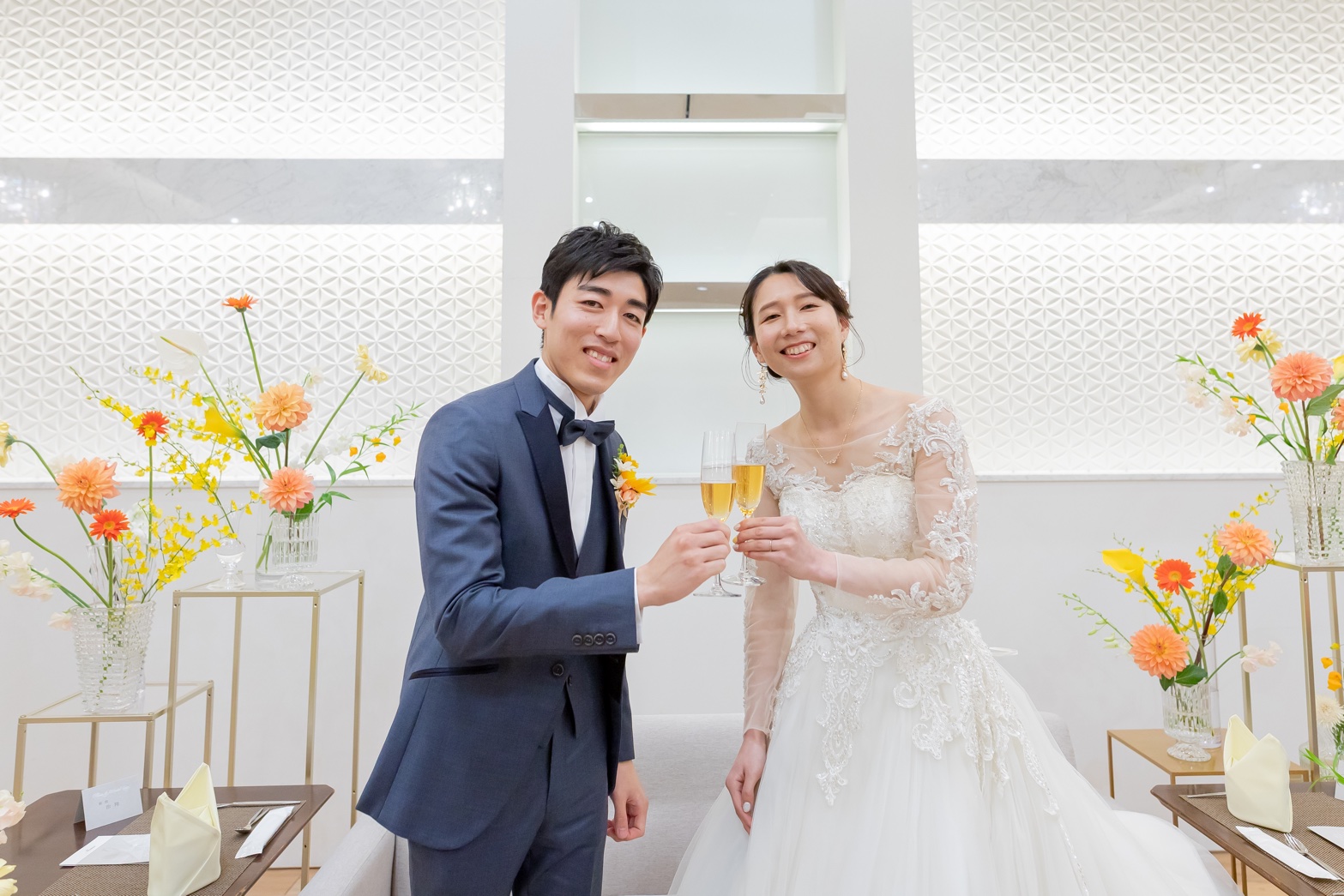 新郎新婦様おふたりの写真