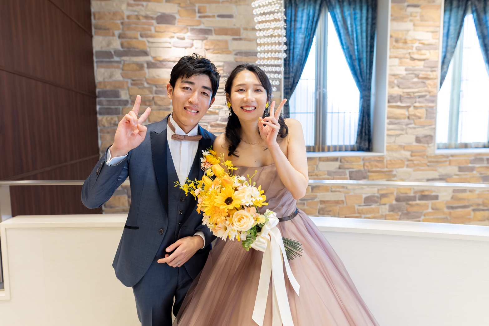 新郎新婦様おふたりの写真