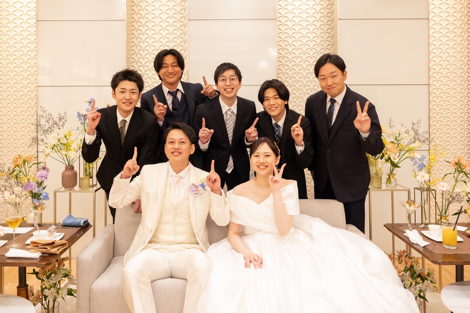 披露宴での撮影タイム