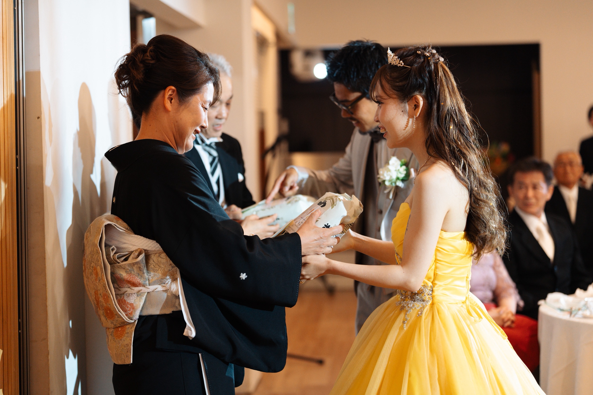 新郎新婦とご家族