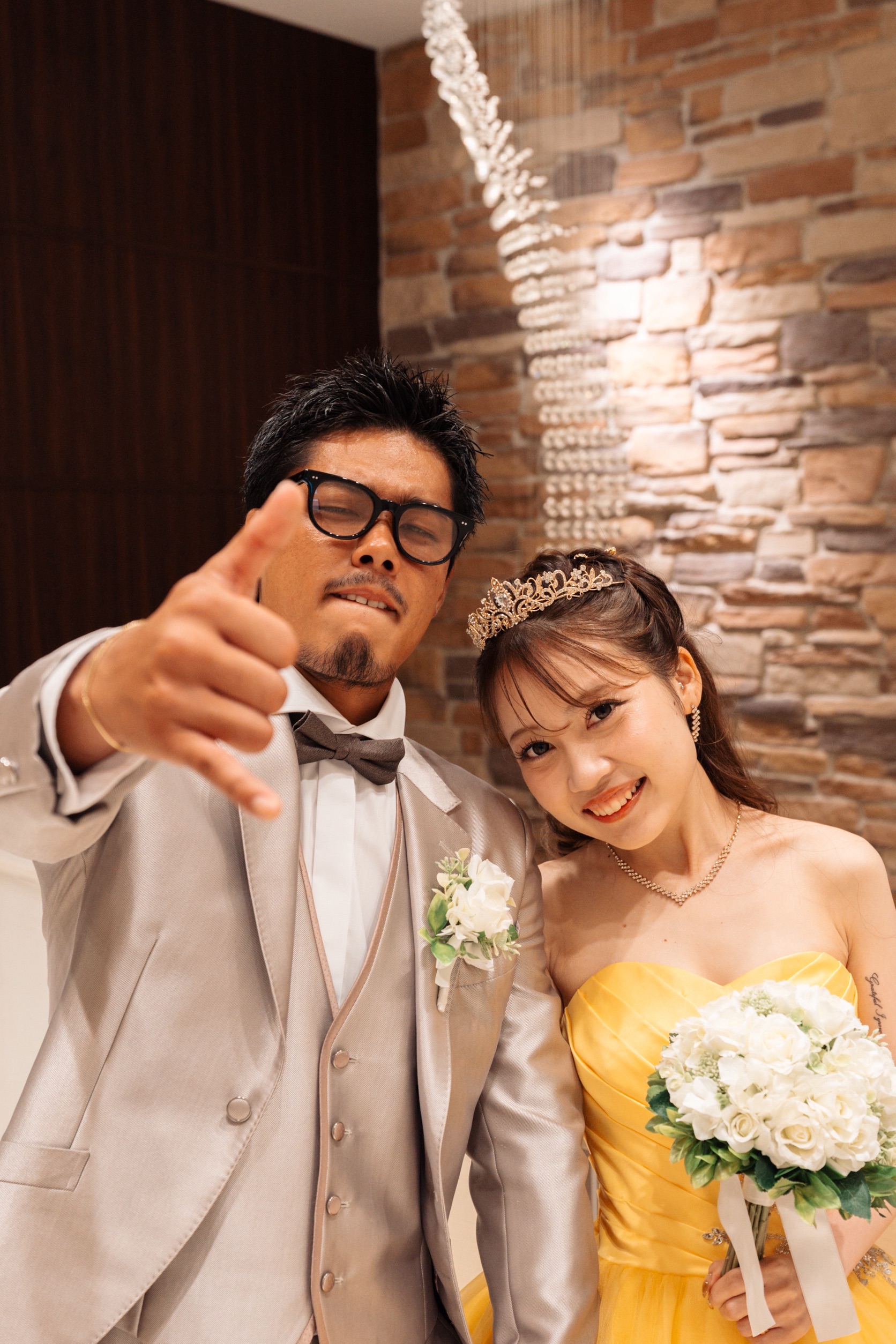 新郎新婦様おふたりの写真